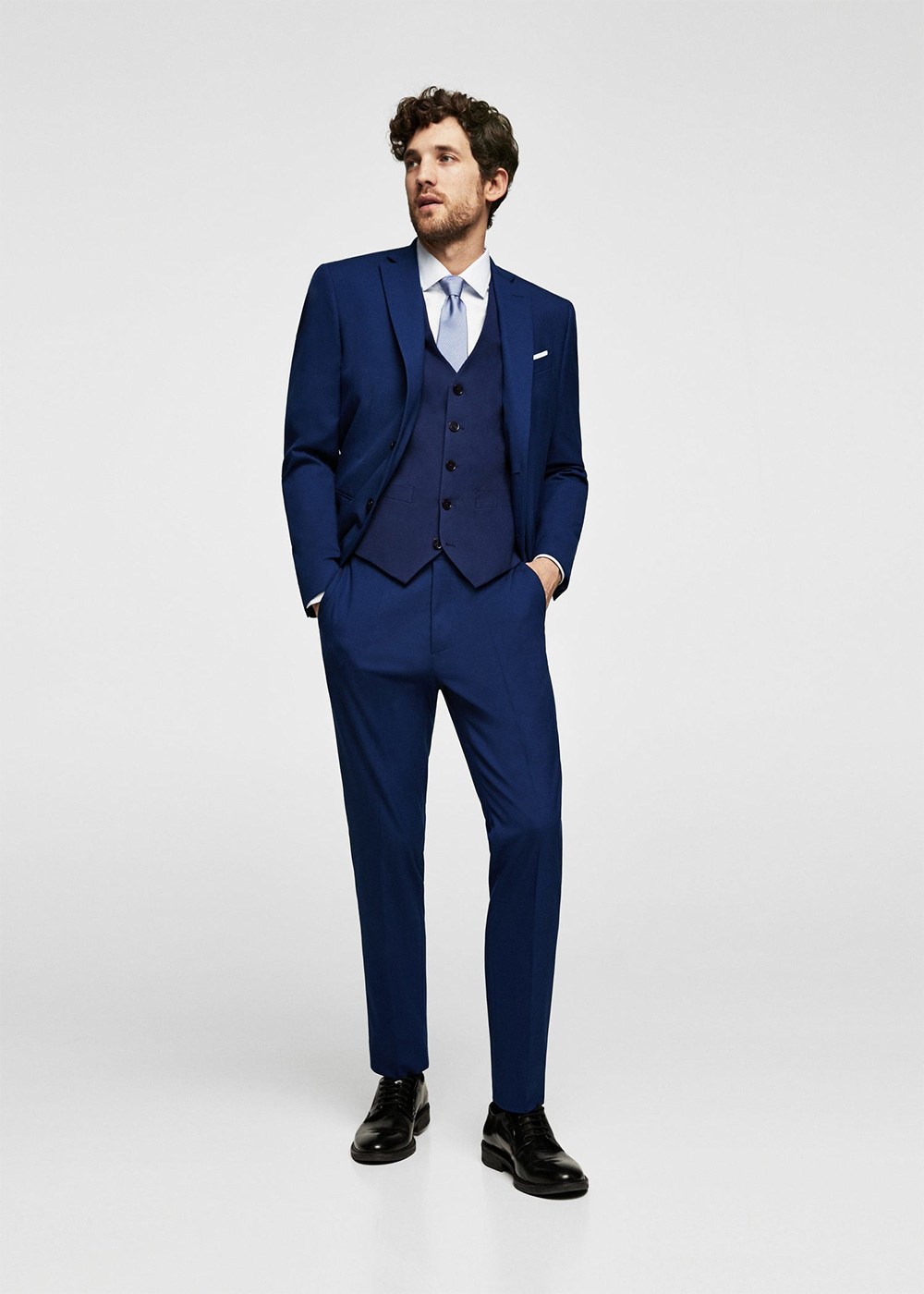 Slim-fit suit gilet